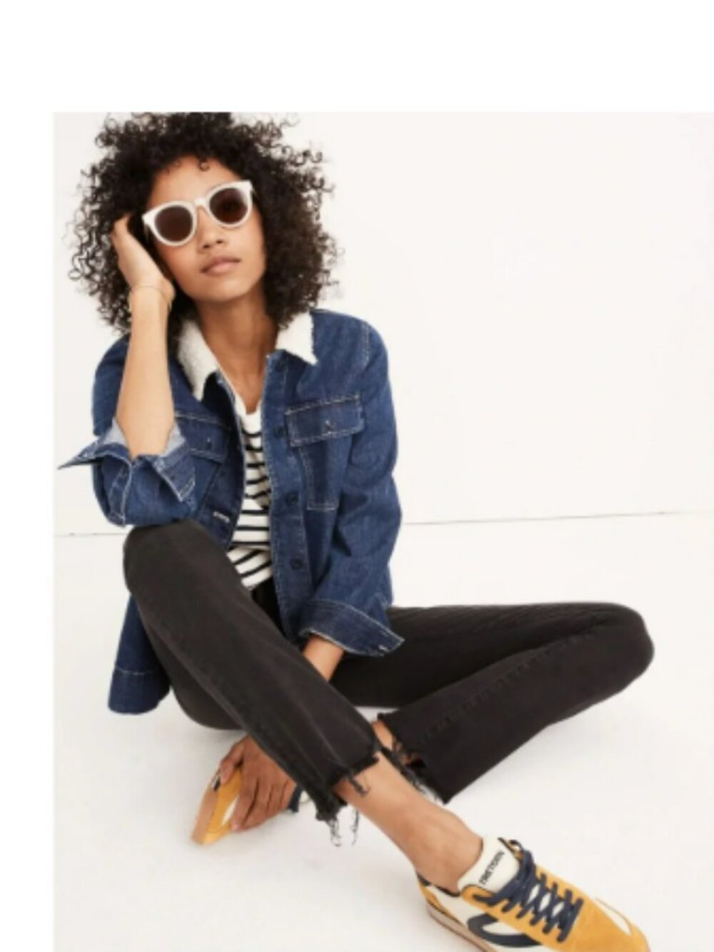 Madewell Cali Demi-Boot Jeans in Berkeley Black: Chewed-Hem Edition 32